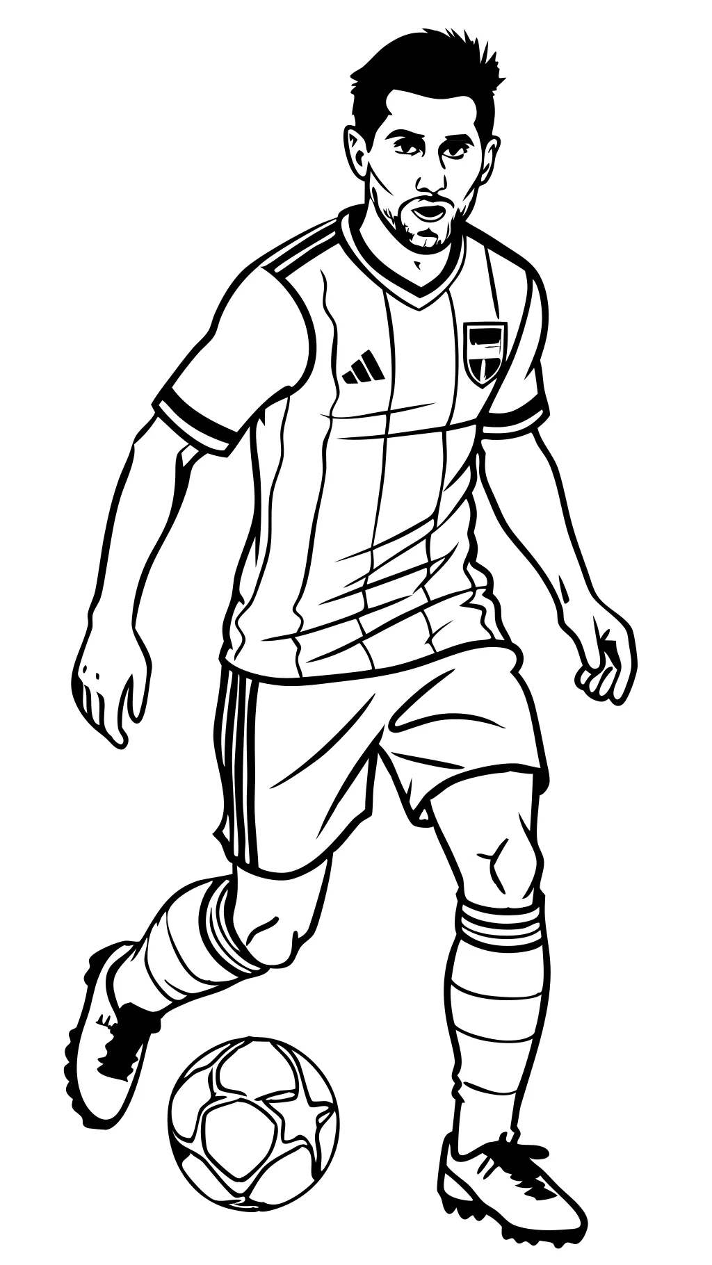 coloring pages lionel messi